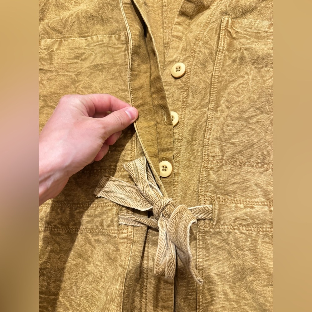 Free people Rhodes Chino coverall NWOT - Picture 3 of 5